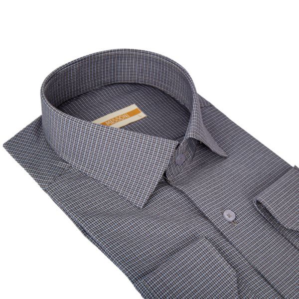 پیراهن مردانه کروما رنگ خاکستری کد 5248