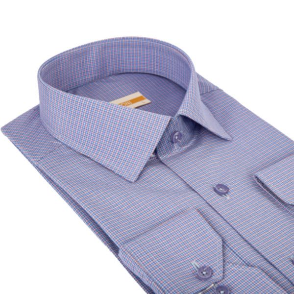 پیراهن مردانه کروما رنگ یاسی کد 5247