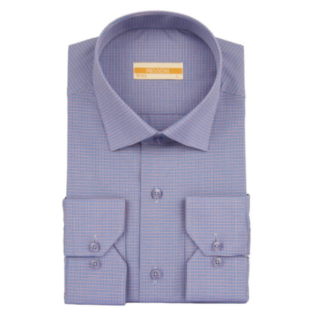 خرید انلاین پیراهن مردانه کروما رنگ یاسی کد 5247