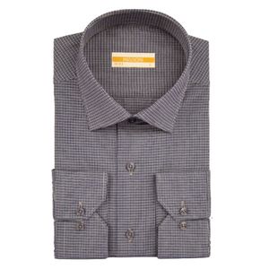 خرید اینترنتی پیراهن مردانه کروما رنگ ذغالی کد 52486