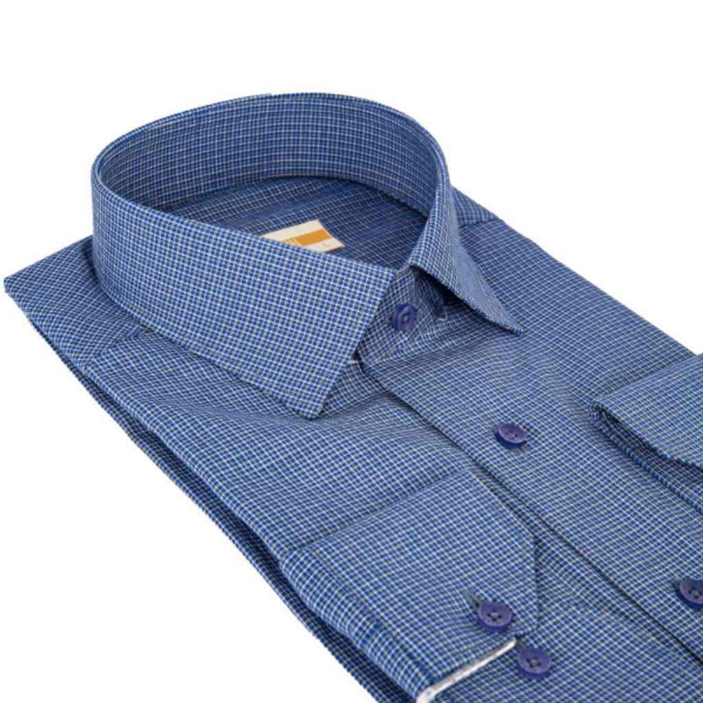 قیمت پیراهن مردانه کروما رنگ آبی کد 5249