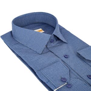 پیراهن مردانه کروما رنگ آبی کد 5249