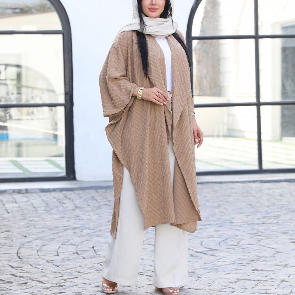 خرید اینترنتی مانتو پاییزه پانچ مجلسی