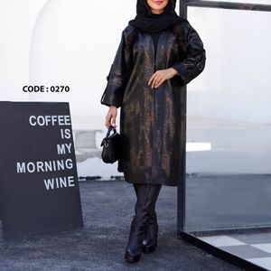 خرید اینترنتی پالتو سوییت چرم پاییزه ( سایز بزرگ)