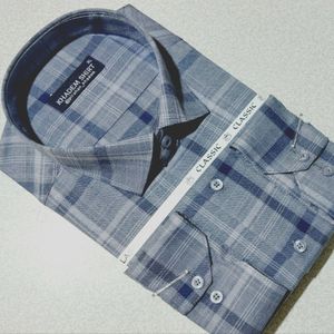 پیراهن تترون مردانه کلاسیک چهارخونه کد05