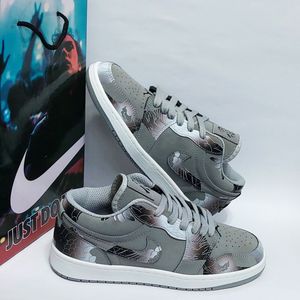 خرید اینترنتی کتونی نایک دراگون چاپی طرح جدید طوسی Nike Dragon