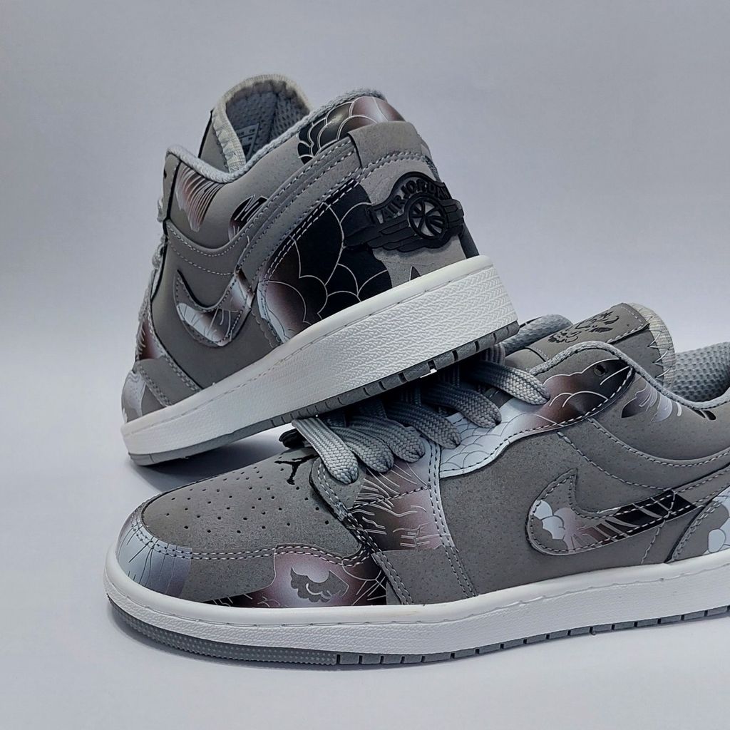 فروش اینترنتی کتونی نایک دراگون چاپی طرح جدید طوسی Nike Dragon