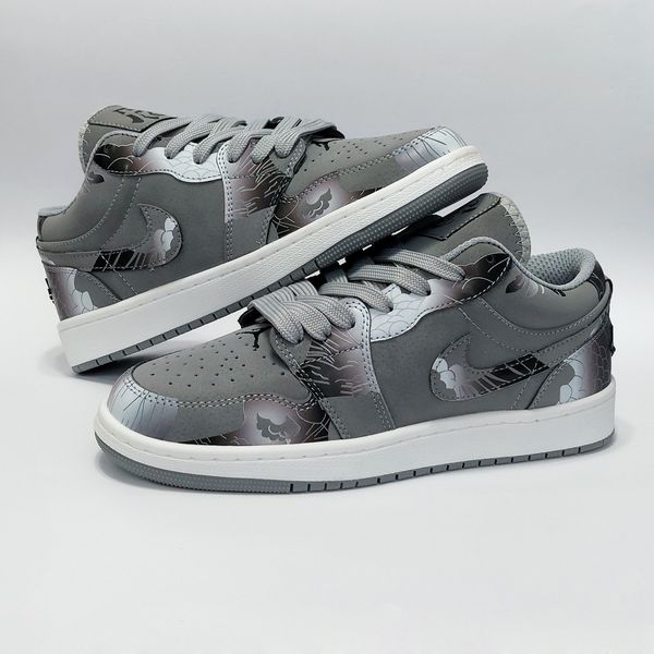 کتونی نایک دراگون چاپی طرح جدید طوسی تیره Nike Dragon