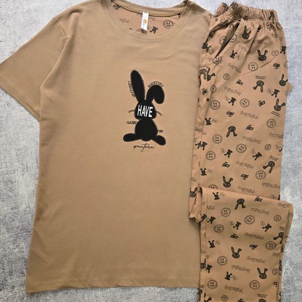 ست تیشرت لانگ و شلوار خرگوش