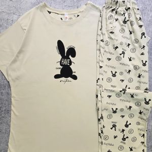 خرید انلاین ست تیشرت لانگ و شلوار خرگوش