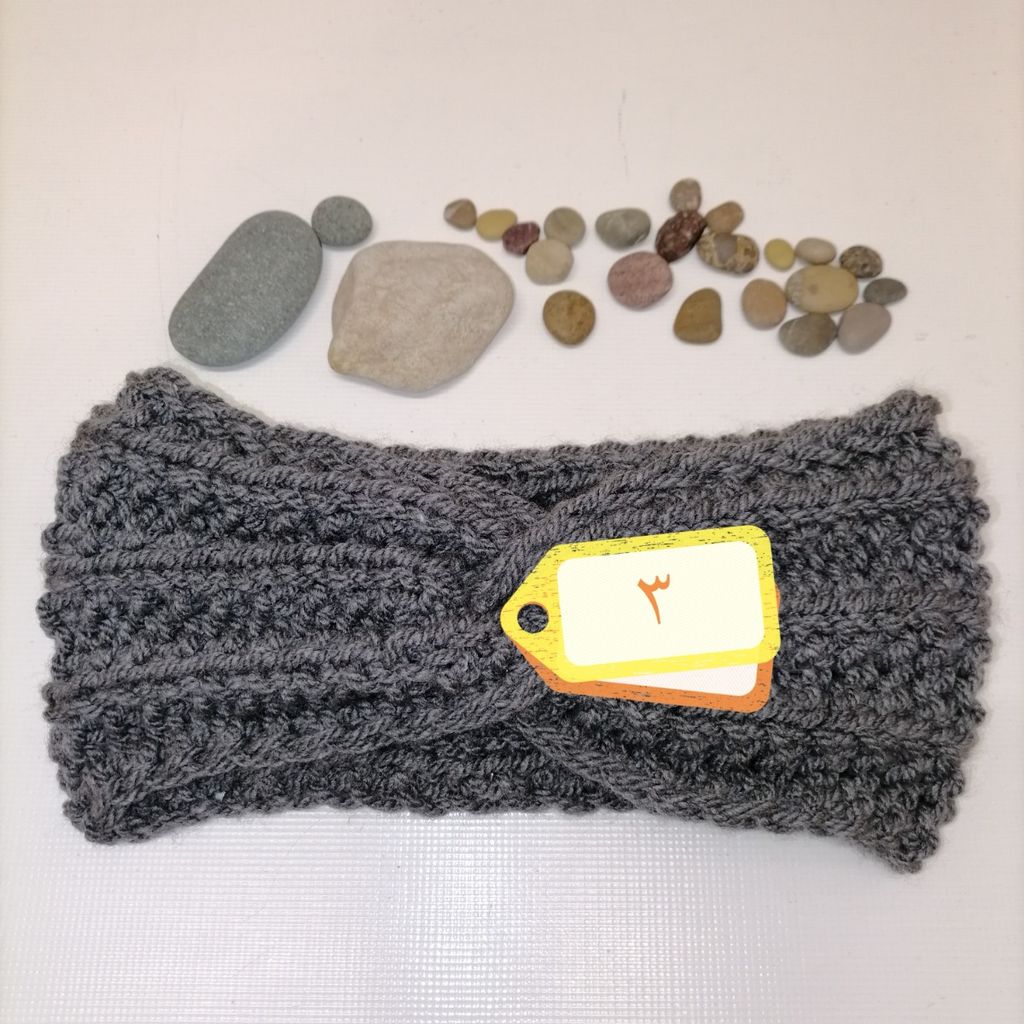 فروش اینترنتی هدبند پاپیونی دستبافت کد 06241