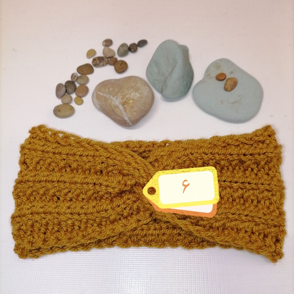 خرید انلاین هدبند پاپیونی دستبافت کد 06241