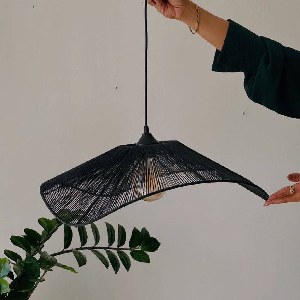 خرید اینترنتی لوستر مکرومه بافی دفرمه