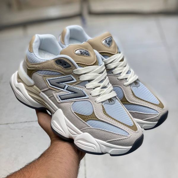 کفش نیوبالانس مردانه 9060 خارجی رنگ کرم