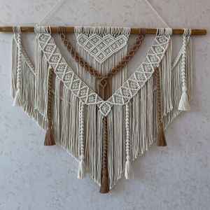 دیوار کوب فاخر مکرومه بافی بزرگ