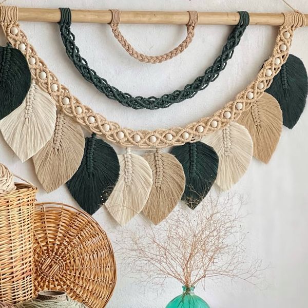 دیوار کوب مکرومه بافی مدل مجلسی