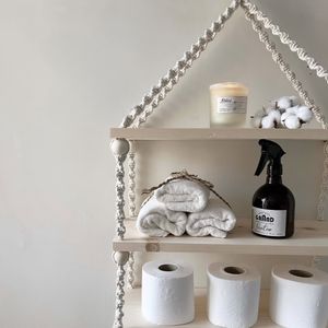 شلف‌کاربردی سه طبقه مکرومه