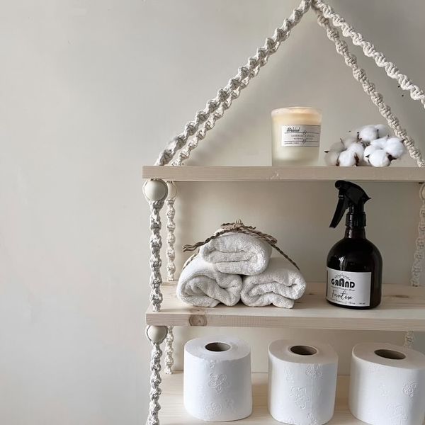 شلف‌کاربردی سه طبقه مکرومه