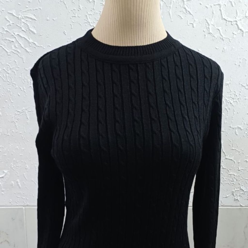 مشخصات بافت بلند یقه گرد زنانه مارپیچ