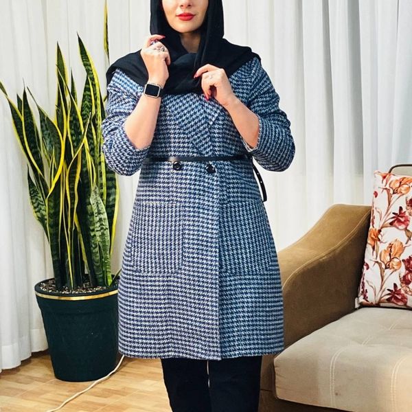 پالتو تویت کجراه استر دار