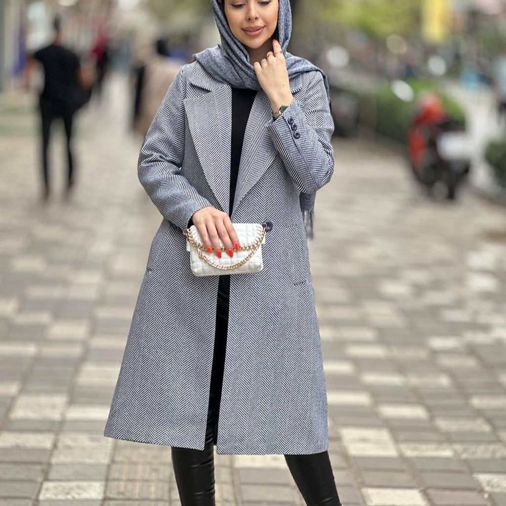 قیمت پالتو جناغی استر دار یقه انگلیسی