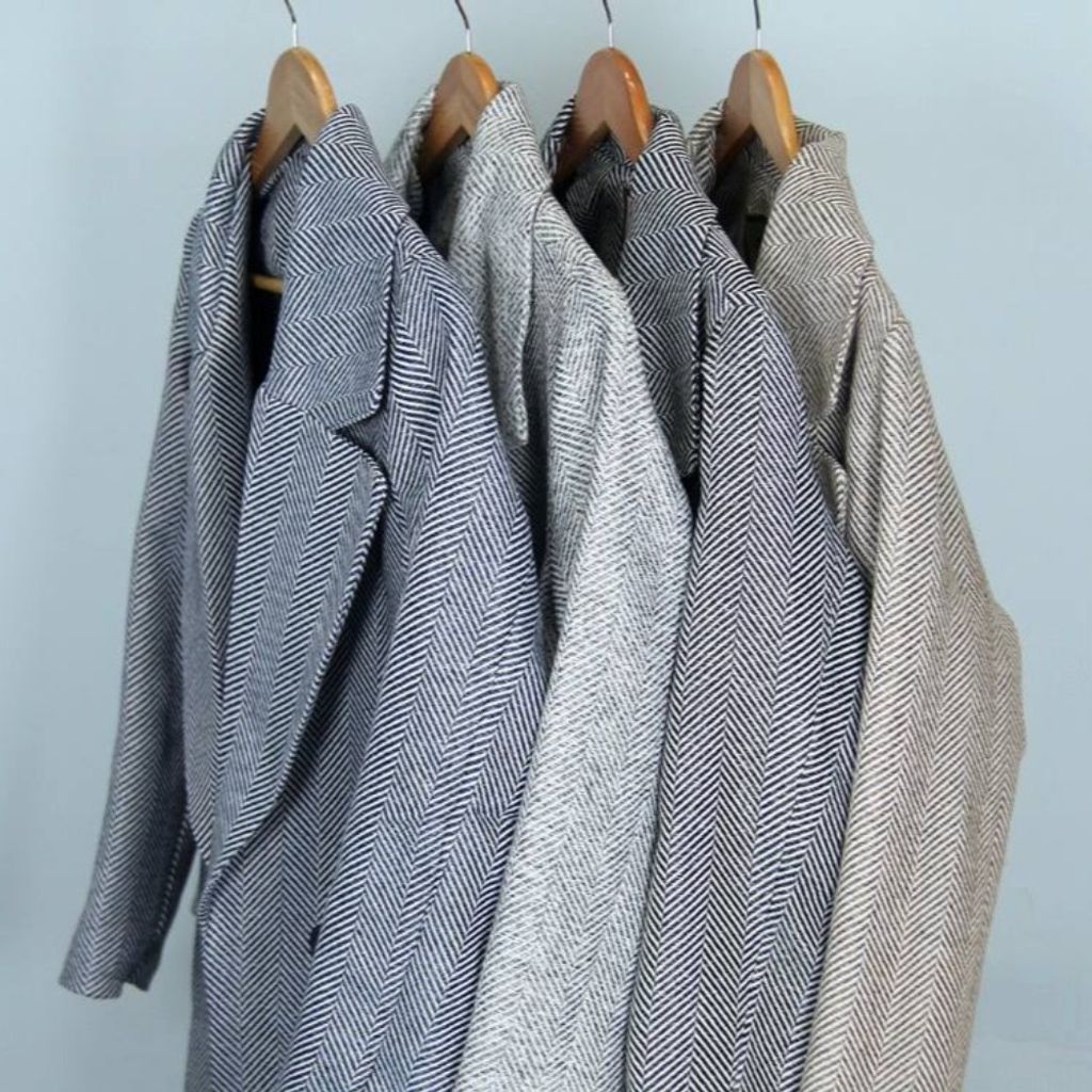 خرید انلاین پالتو جناغی استر دار یقه انگلیسی