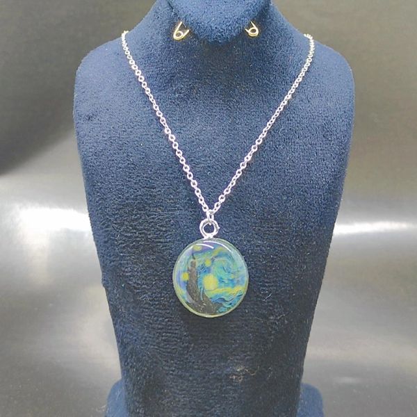 گردنبند شب نما زنانه شبهای پر ستاره