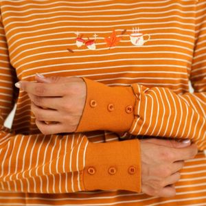 خرید آنلاین بلوز دورس راه راه زنانه و دخترانه فری سایز