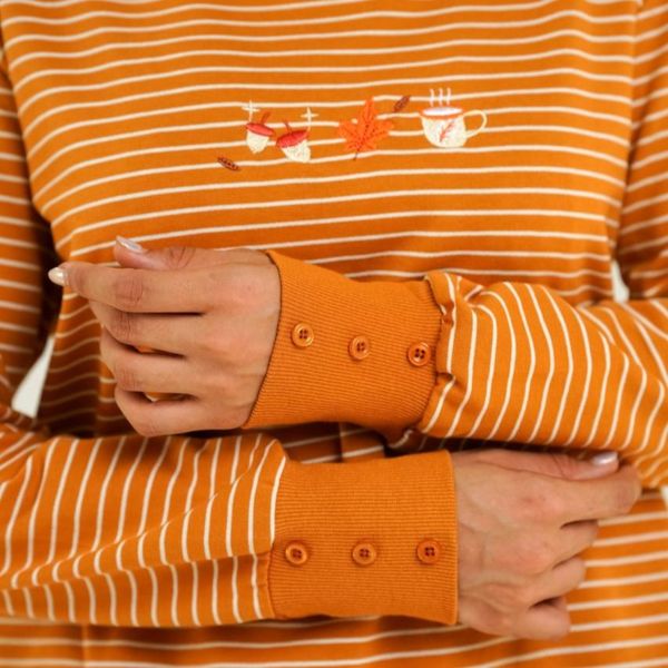 بلوز دورس راه راه زنانه و دخترانه فری سایز