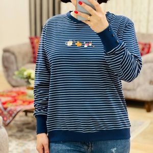 قیمت بلوز دورس راه راه زنانه و دخترانه فری سایز