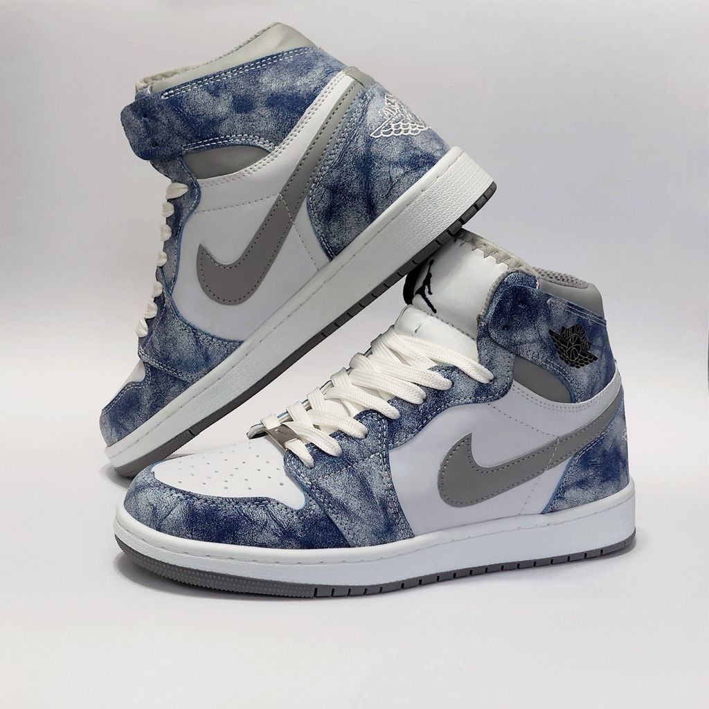 خرید اینترنتی کتونی نایک جردن وان ساقدار طرح ابر و باد جدید nike jordan