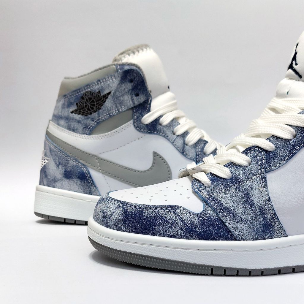 خرید اینترنتی کتونی نایک جردن وان ساقدار طرح ابر و باد جدید nike jordan