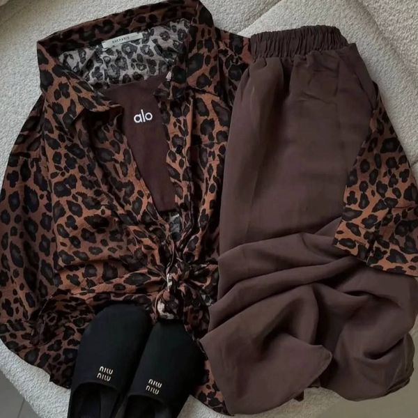 شومیز مجلسی زنانه طرح پلنگی