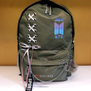 قیمت ارزان کوله پشتی طرحدار رنگ سبز