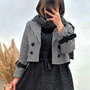 مشخصات کت پیردوپل  سارافون کبریتی پاییزی