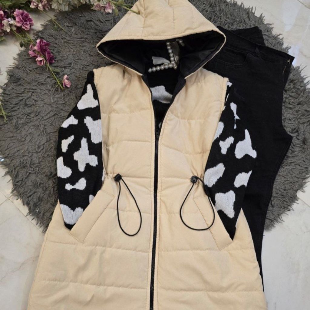 مشخصات پافر زنانه طرح کمر گت