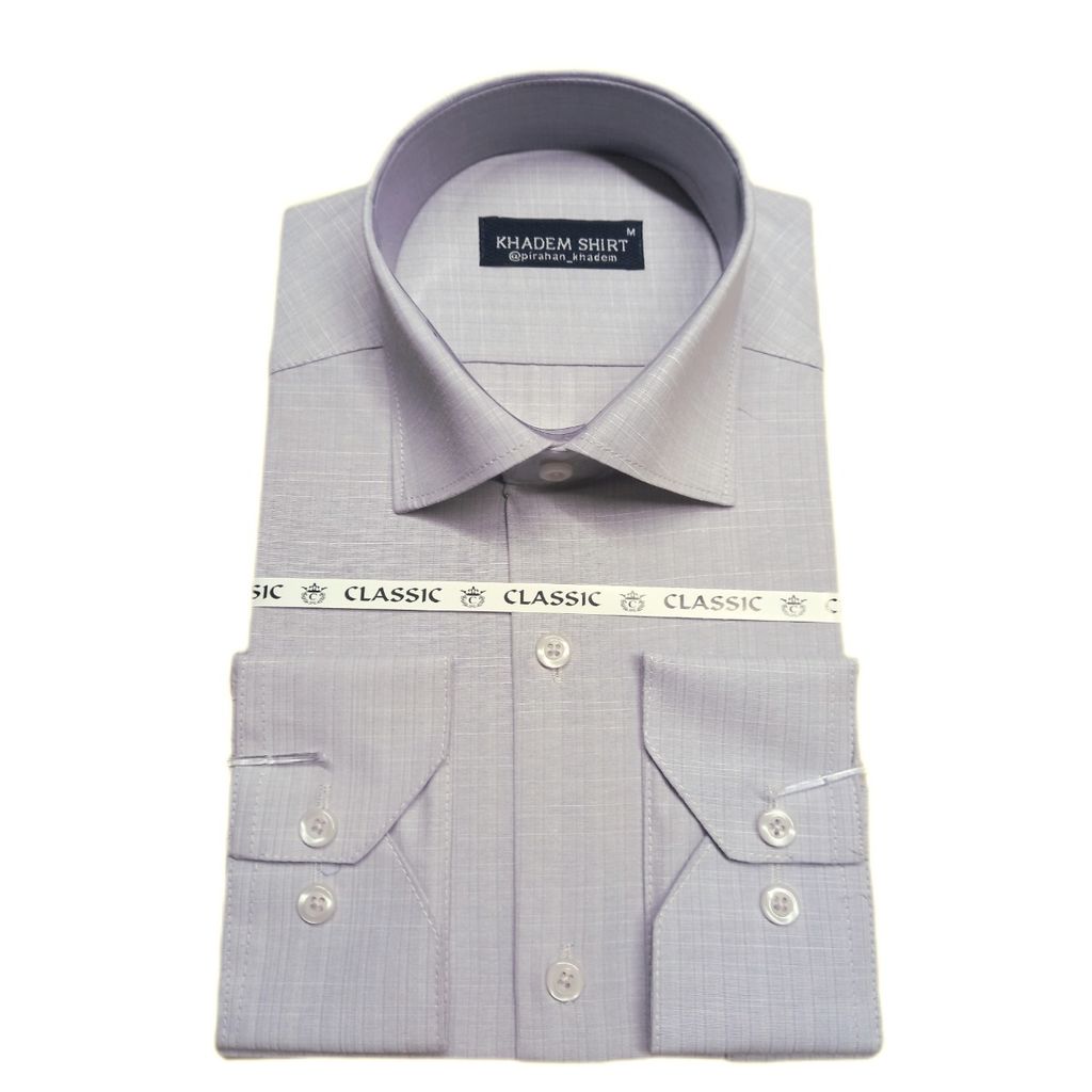 خرید اینترنتی پیراهن تترون مردانه شمیم کد04