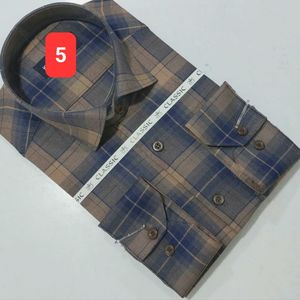 پیراهن تترون مردانه چهارخونه کد06