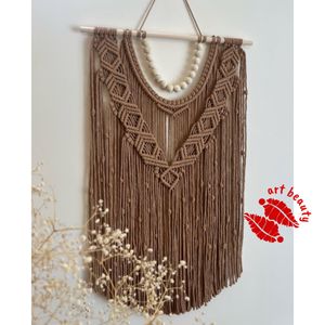 دیوارکوب دکوری مکرومه بافی طرح دلاویز