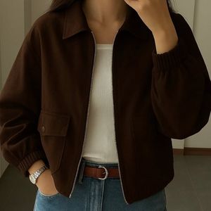 قیمت ارزان کت زنانه  بامبر پاییزی