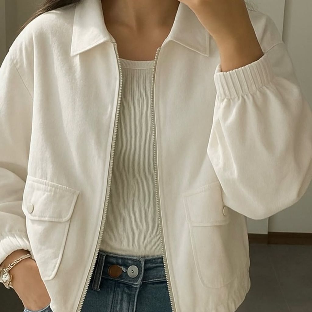 قیمت ارزان کت زنانه  بامبر پاییزی