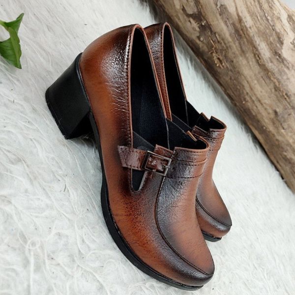 کفش زنانه اداری طبی رسمی دانشجویی سبک نرم با زیره پیو