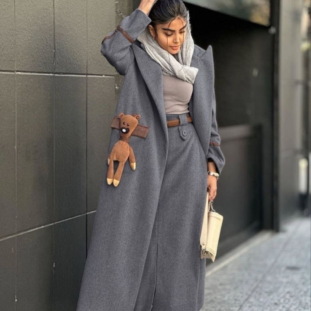 خرید انلاین پالتو دامن کمربند فوتر تدی