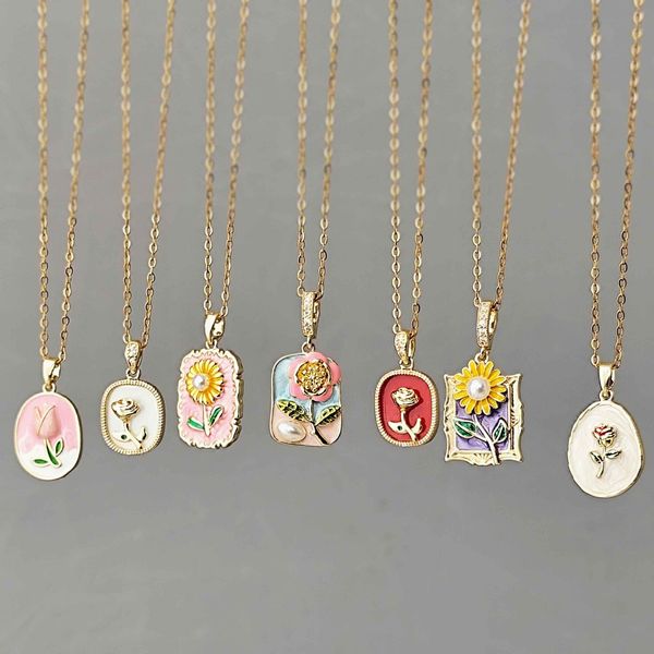 گردنبند مینا کاری