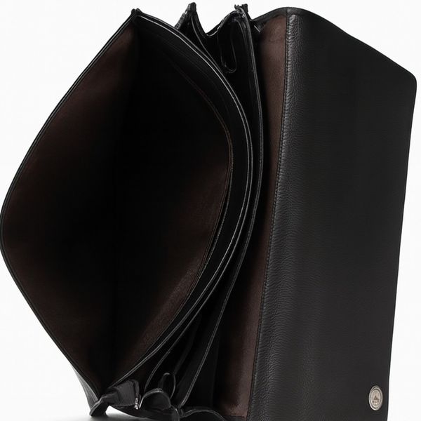 کیف اداری چرم طبیعی قفل سه رمز