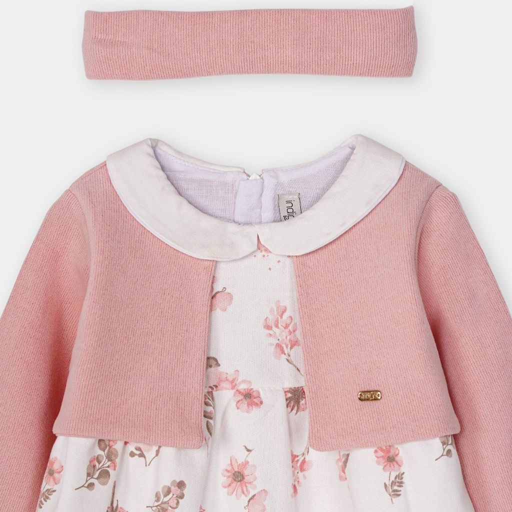 مشخصات پیراهن و هد دخترانه هلیا