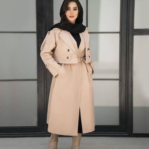 کت و سارافون یقه انگلیسی (بارانی)