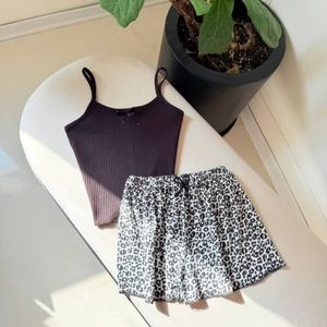 خرید اینترنتی تاپ کراپ شورتک دخترانه