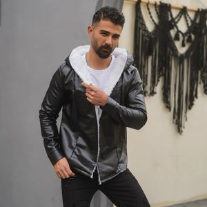 فروش اینترنتی شنل چرم مردانه مدل Rozbeh