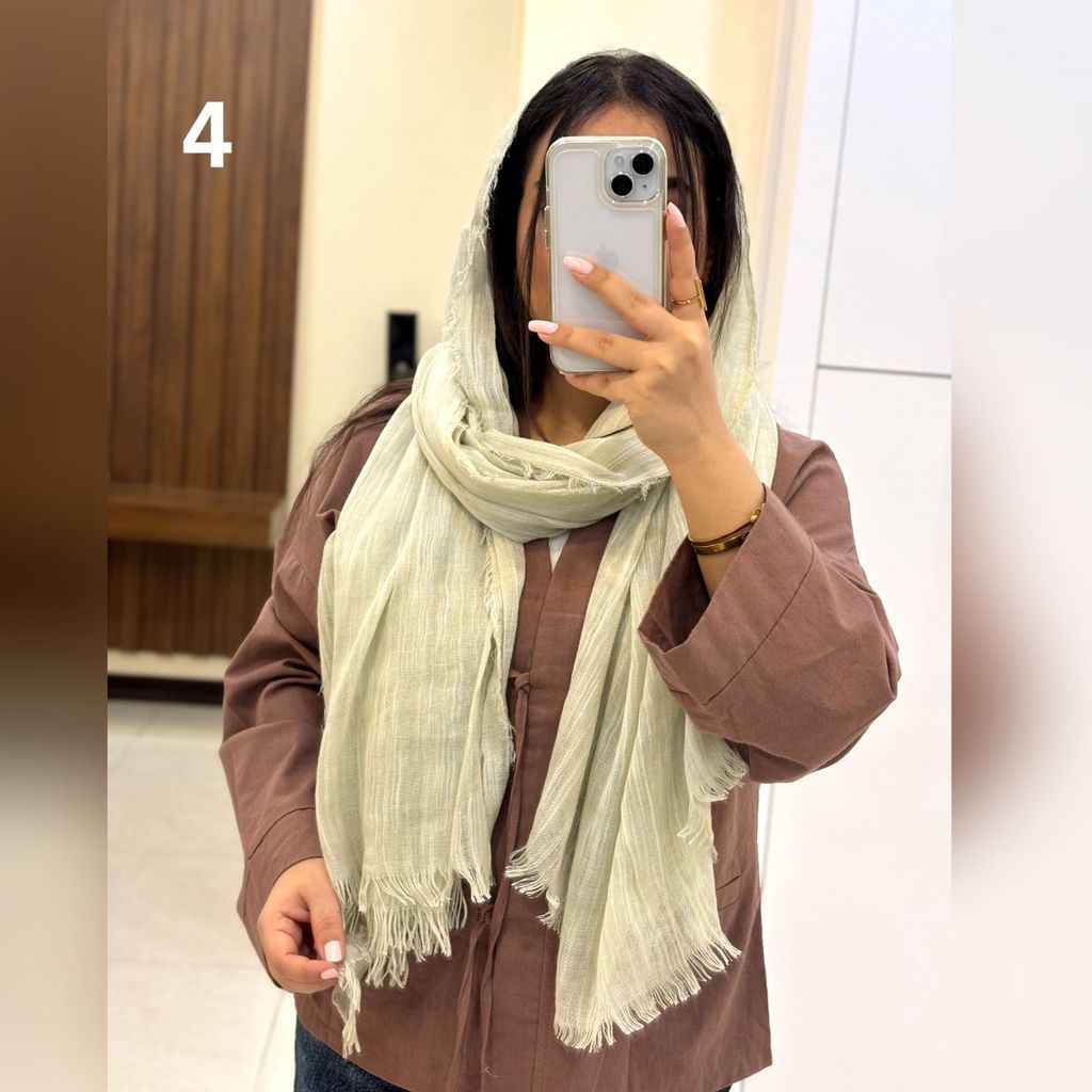 قیمت ارزان شال کنفی دورریش سنگشور